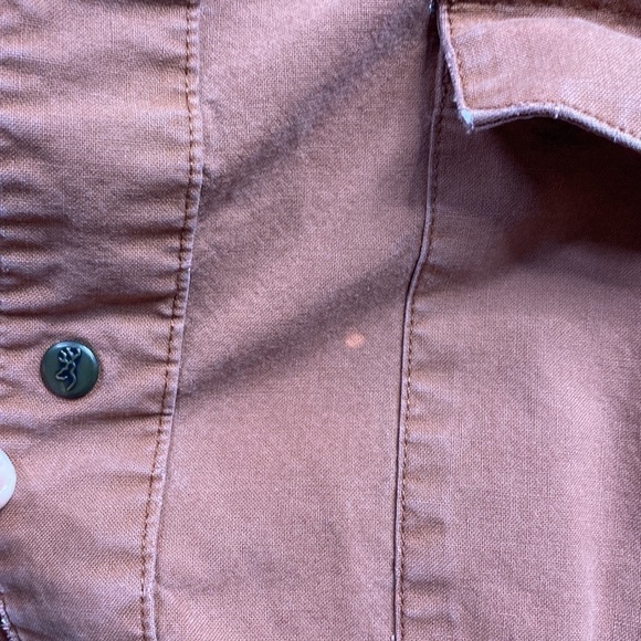 Vintage Browning Duck Hunting Shooting Button Up Shirt XL Grunge - Picture 4 of 10